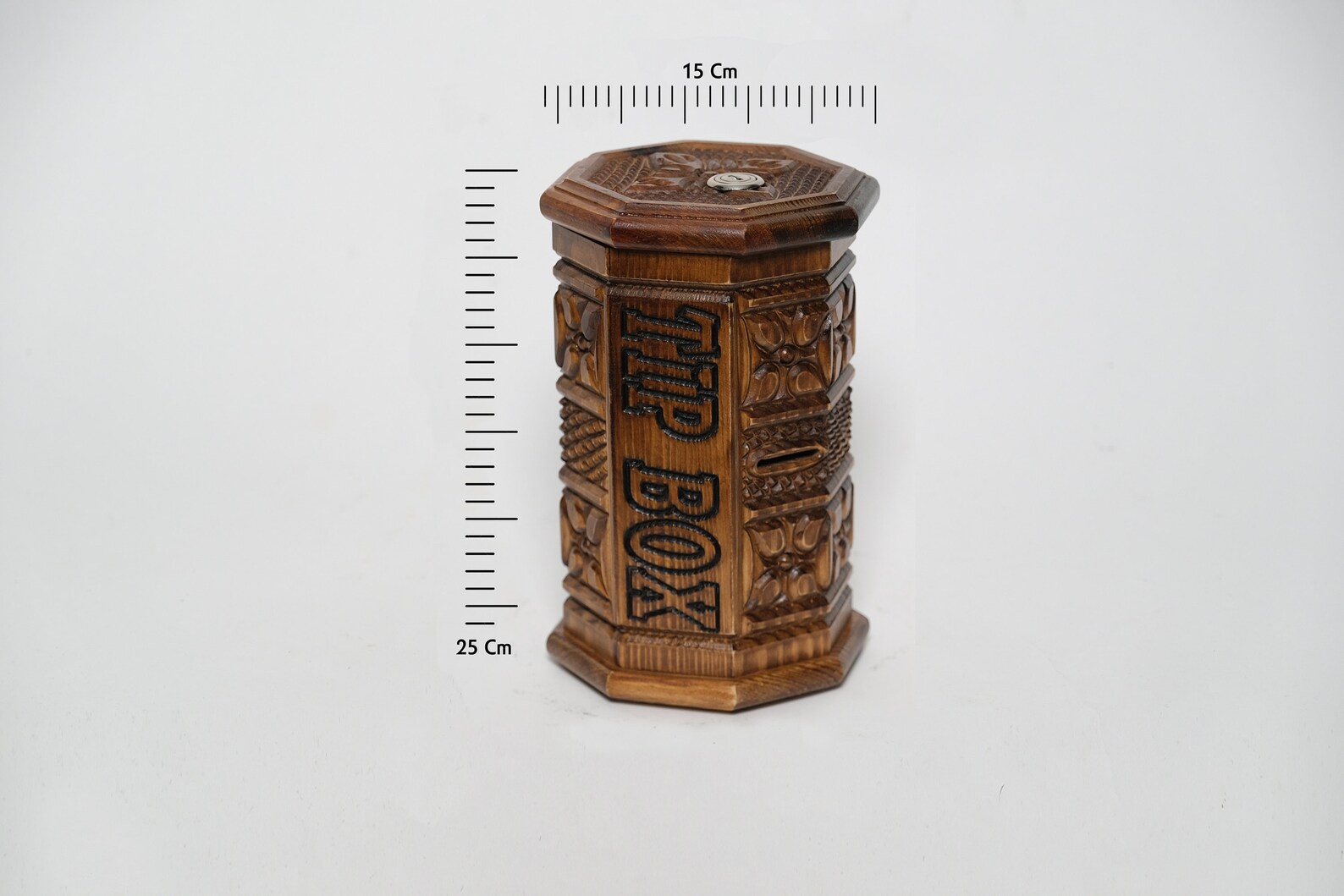 Valnut Tip box wood box tip box wooden tip boxhand carved Etsy