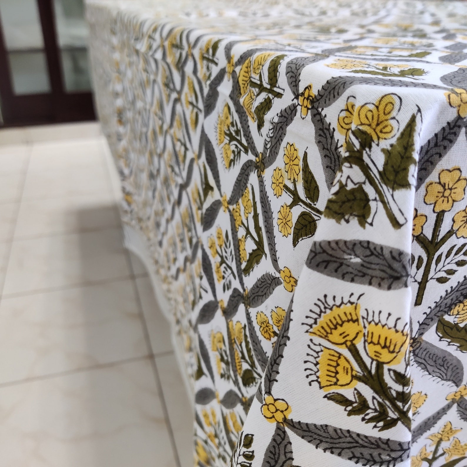 Beautiful Tablecloth Indian Hand Block Print Tablecloth Hand Etsy