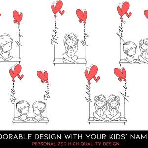 Personalized Custom Tattoo Design, Children Tattoo, Family Tattoo Idea, Sister Tattoo Idea, Kid Name Design, Best Friends svg, Name Logo