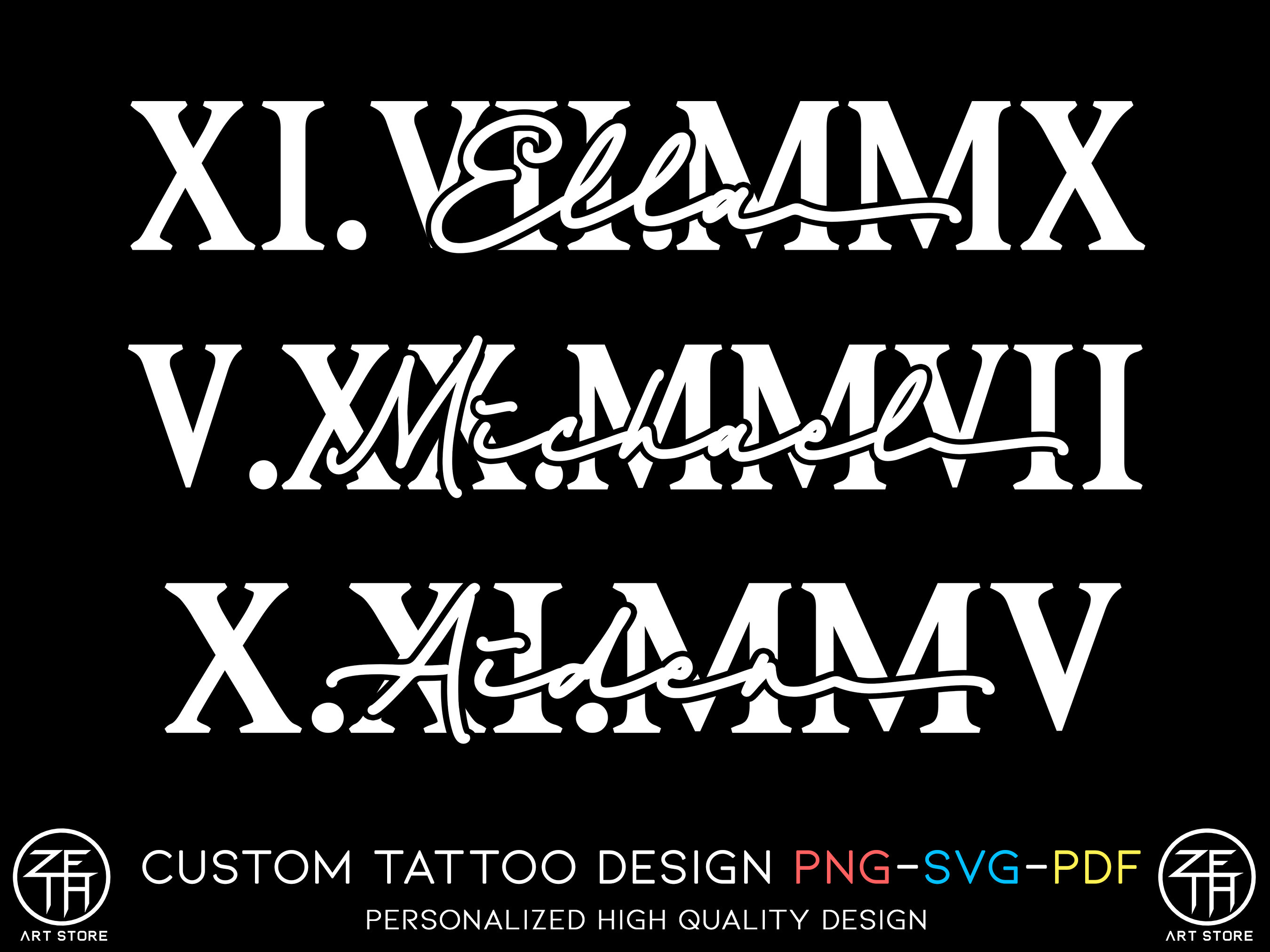 Details more than 79 roman numerals tattoo design - vova.edu.vn
