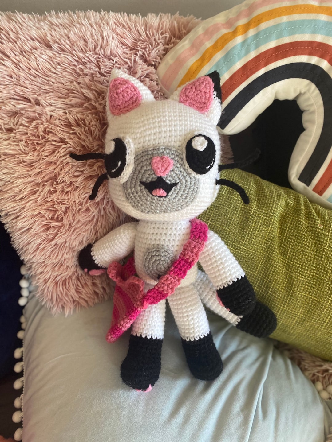 Pandy Cat Inspired From Gabbys Dollhouse - Etsy