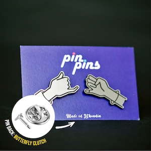 Promesa, Amigos 4 Ever Pin! - alfileres, alfileres lindos, mejor pin de amigos, insignias, broche, BFF, Pin promesa, regalo original, idea de regalo, negro & latón