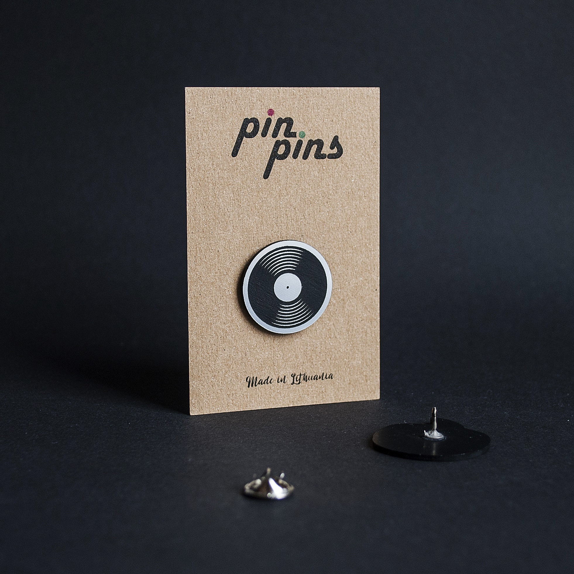 Vinyl Record Pin! - Pins, Song Sound Badge, Music Brooch, Clothing ...