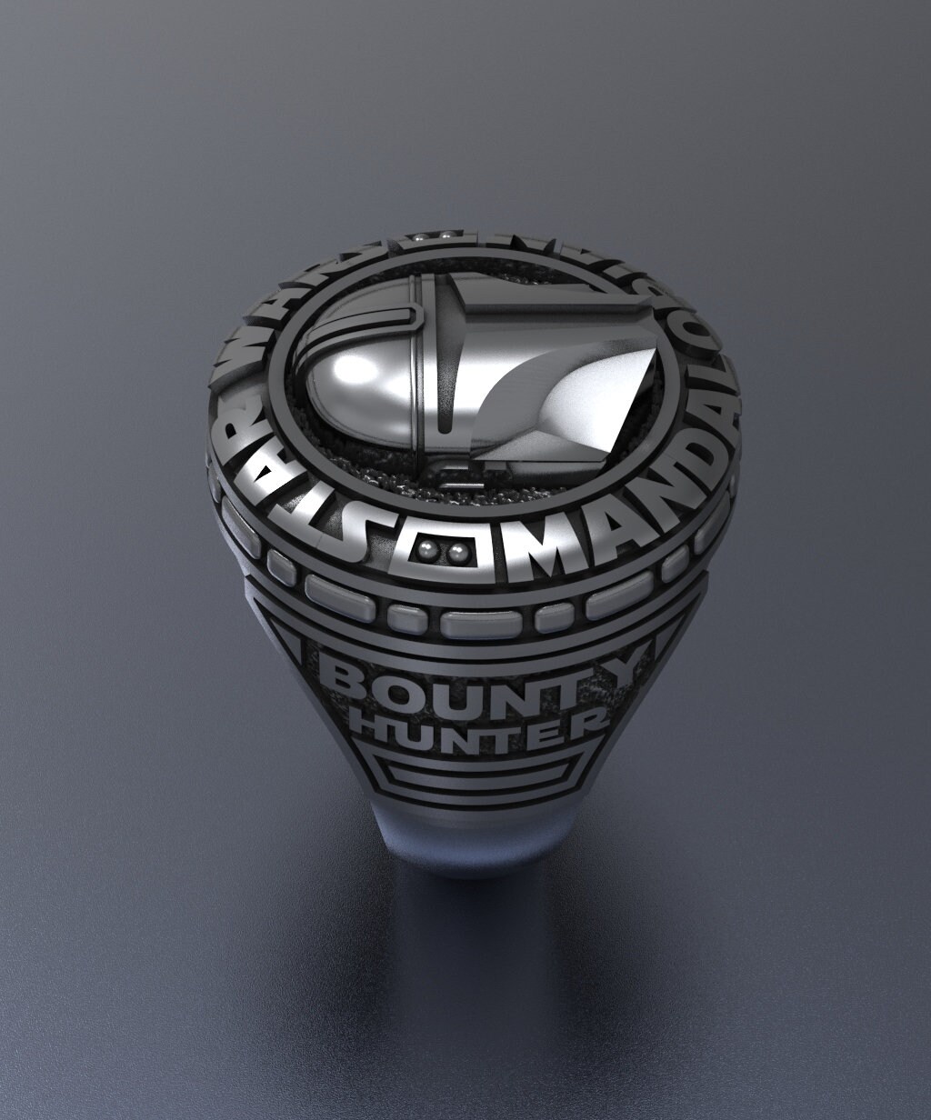 Star Wars Mandalorian Helmet Ring Bountry Hunter Jewelry Etsy