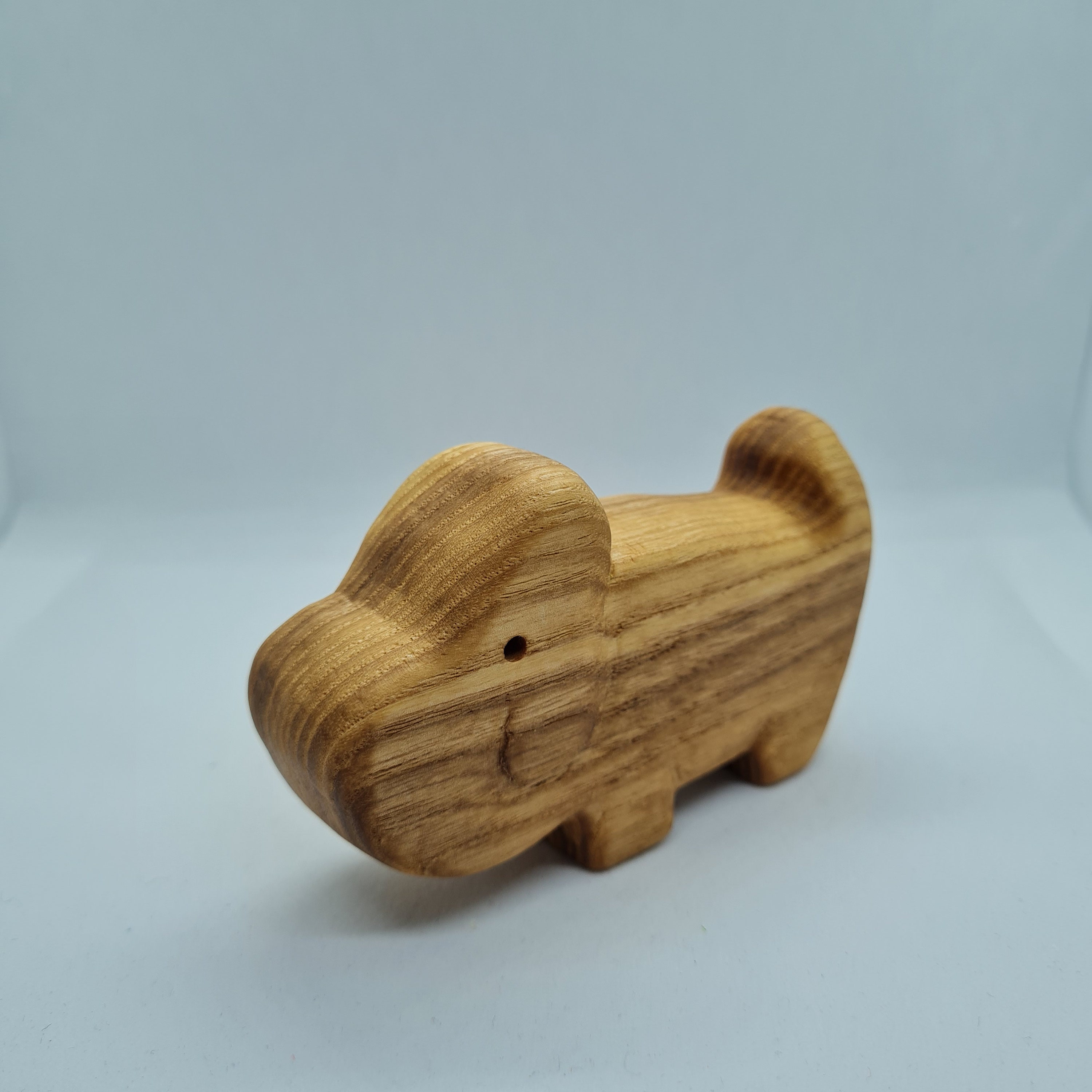 Handmade Wooden Dog Toy Natural Animal Toy from Solid Hard Etsy
