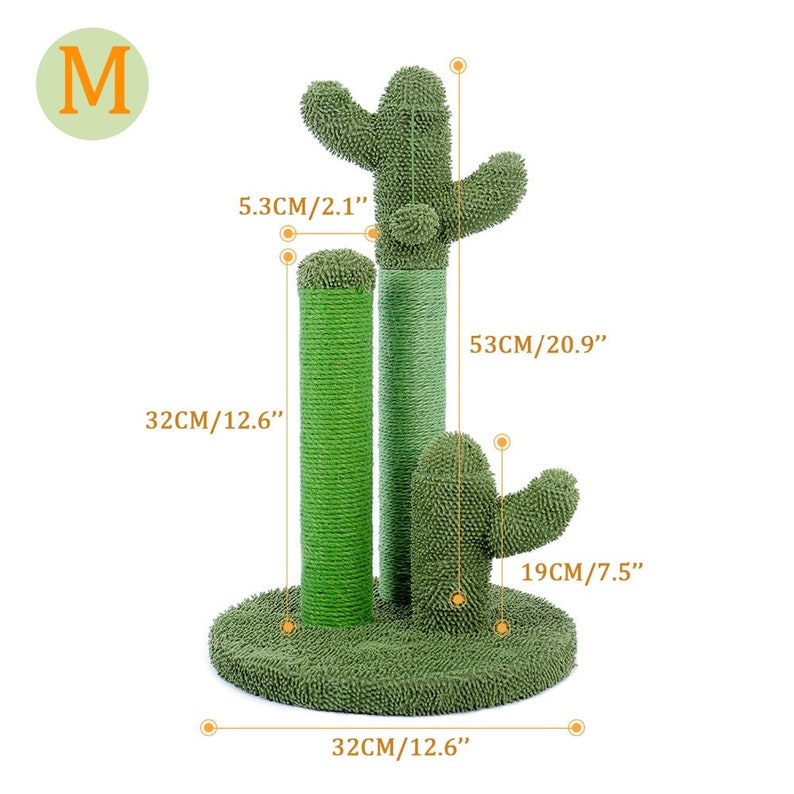 Cactus for Cats / Scratching Post for Pets / Cat's Tree Etsy