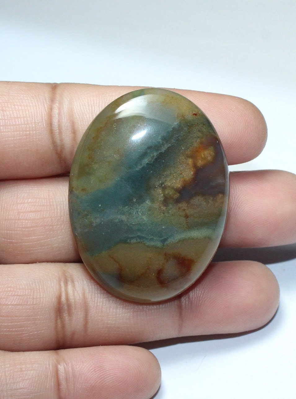 Natural Red Moss Agate CabochonsRed Moss Agate GemstoneRed | Etsy