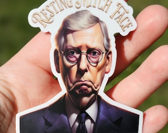 Resting Mitch Face Sticker