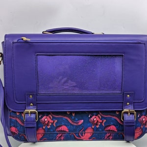 Convertible Travelers Satchel Ita Bag Set PREORDER ONLY Oceanologist Purple
