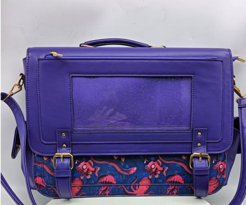 Convertible Travelers Satchel Ita Bag Set PREORDER ONLY Oceanologist Purple
