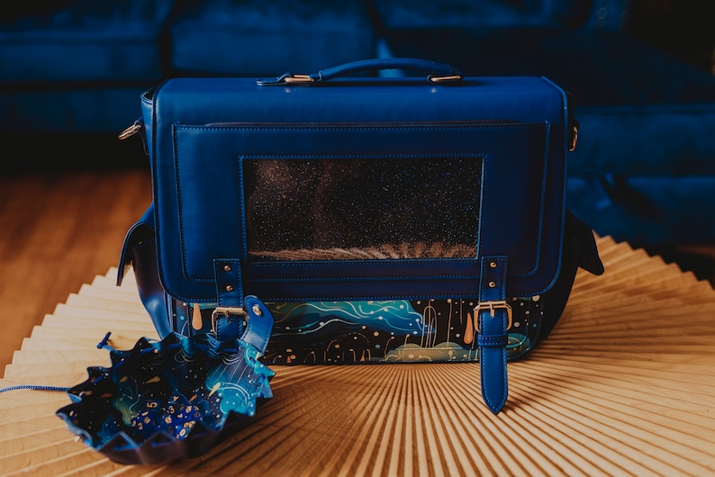 Convertible Travelers Satchel Ita Bag Set PREORDER ONLY Astrologist Blue