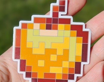 Minecraft Inspired Enchanted Apple Sticker