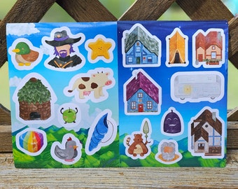 Stardew Valley Inspired Sticker Sheets