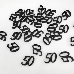 30 Small Birthday Laser Cut Acrylic Number Table Confetti Personalised Wedding Valentines Day Decor Decorations 21 50 30 60 40 100 years old