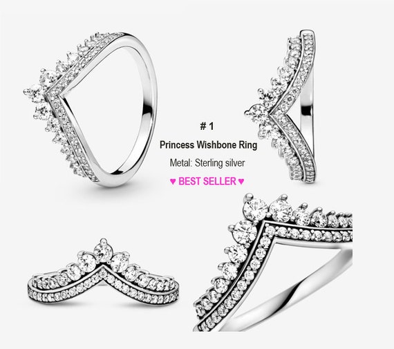 Princess Wishbone Ring