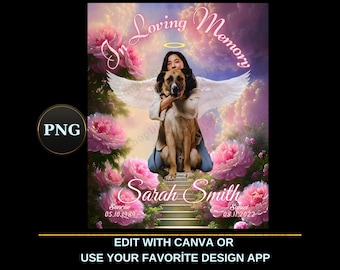 İn Loving Memory PNG, Blue Sky Background, Pink Heaven gate Stairway Memorial Background, Funeral Card, Rip png, Funeral Tshirt template PNG