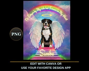 Rainbow Bridge Background, Dog Rainbow Bridge PNG, stairway to Heaven, Digital Pet Loss Gift Background, Pets in Heaven Memorial Background,