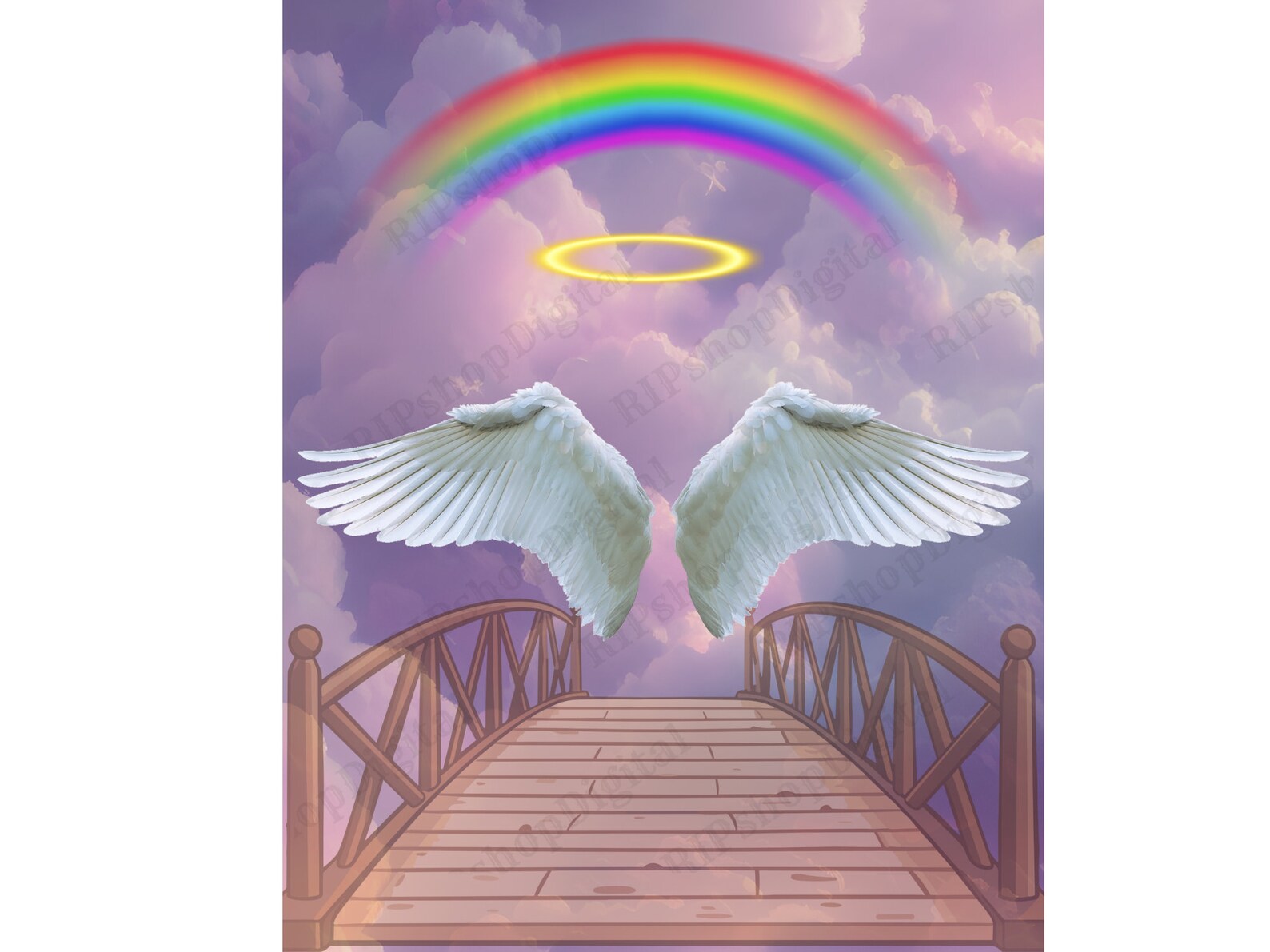 Rainbow Bridge Background, Dog Rainbow Bridge PNG, Stairway to Heaven