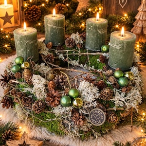 Kugeln adventskranz