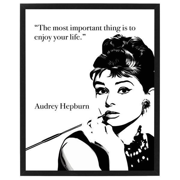 Audrey Hepburn Quotes Etsy UK