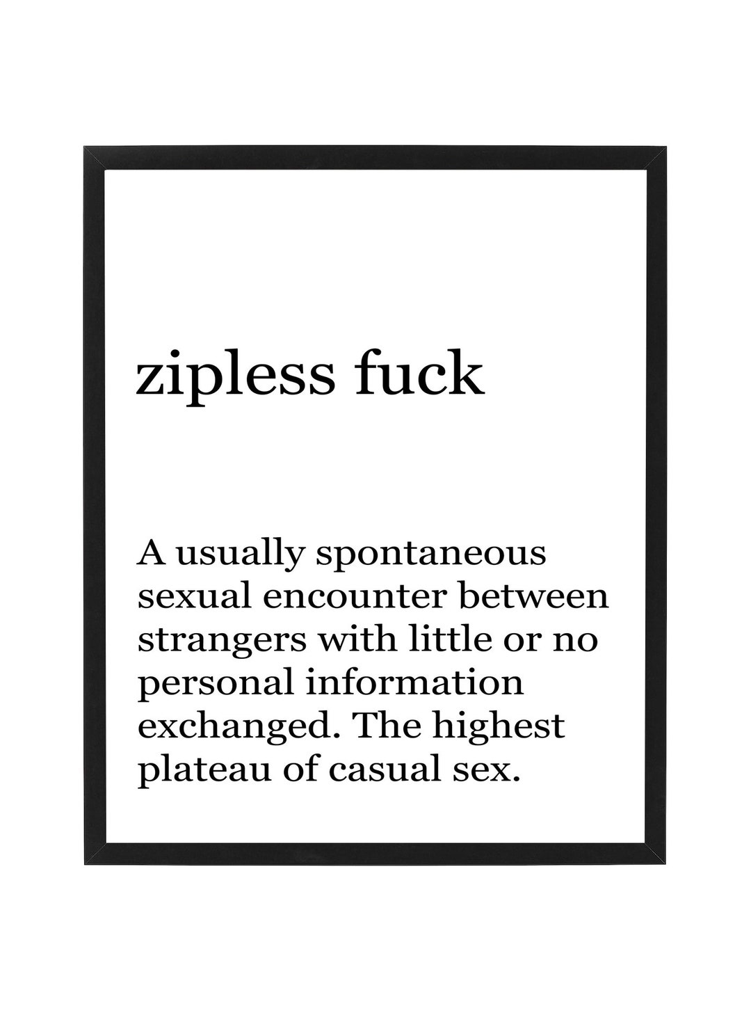 Humorous Definition Print Poster Etsy