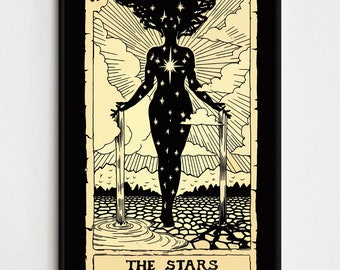 The Stars Poster ~ Tarot Print