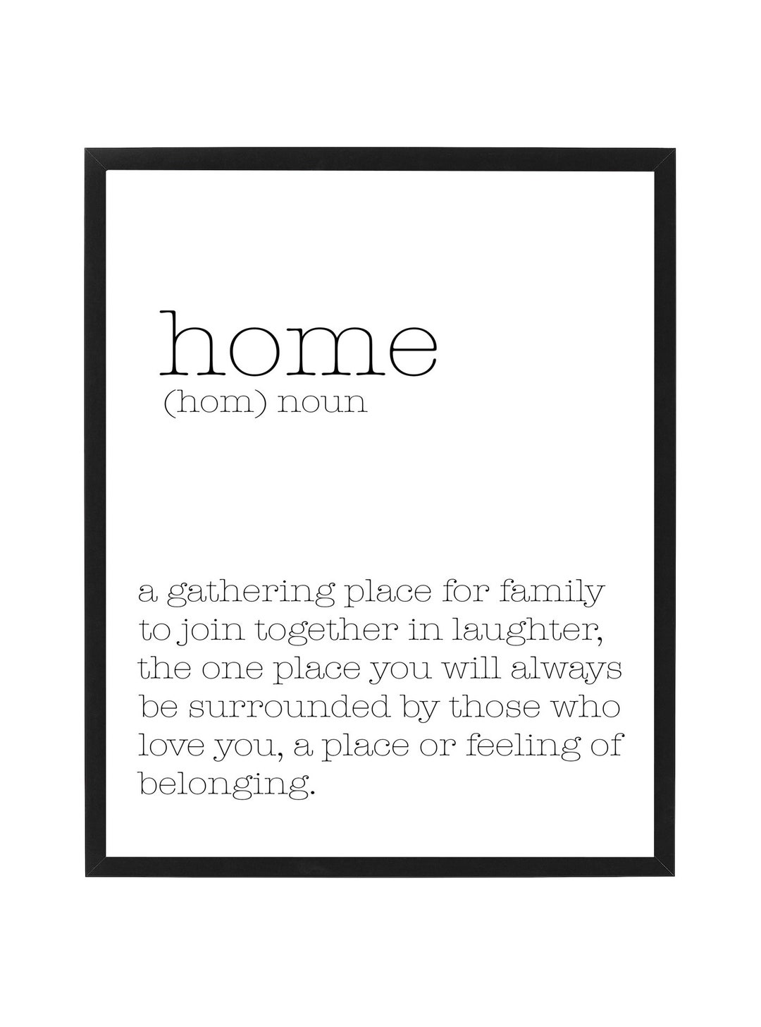 Home Definition Poster Prints Postcards Etsy UK