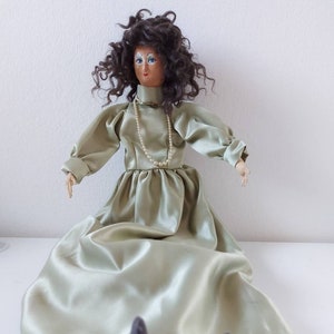 Rare Large 25&quot; Vintage Boudoir Doll, Vintage Cloth Doll, Vintage Toy, Textile Doll, Fabric Doll, Old Toy, Vintage Decor, Home Decor