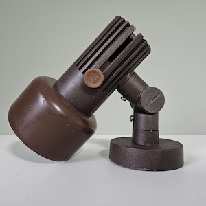 Vintage Wall Lamp, Metal Wall Light, Vintage Sconce, Brown Spotlamp, 70&#39;s Lamp, Retro Lamp, Yugoslavia, Bedside Lamp
