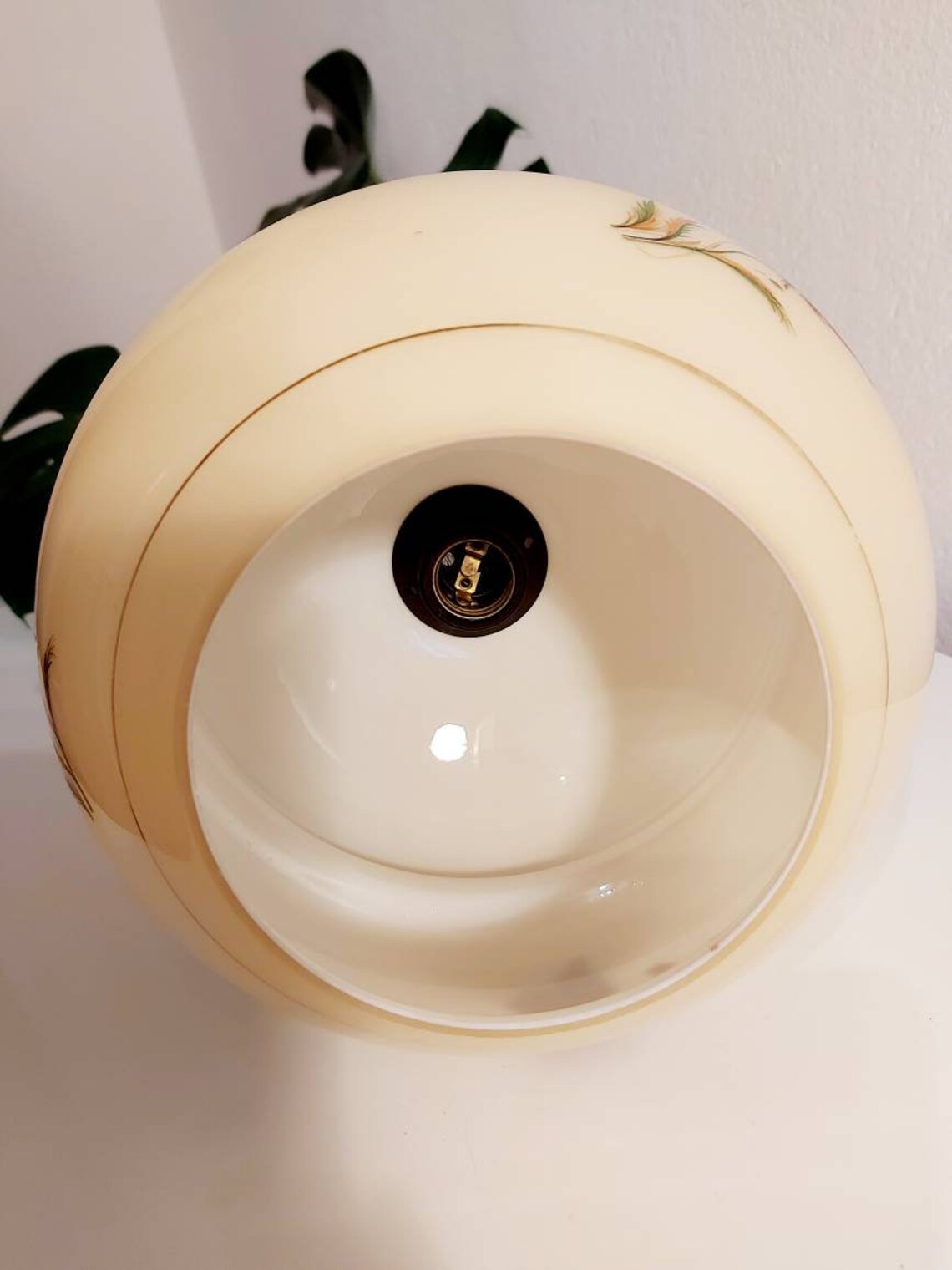 Art Deco Pendant Light / Mid Century Modern Pendant Lamp / | Etsy