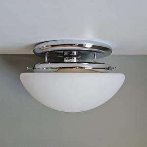 Mid Century Modern Wall or Ceiling Lamp / Mushroom Lamp / Flush Mount Light / Yugoslavia  80&#39;s Lamps