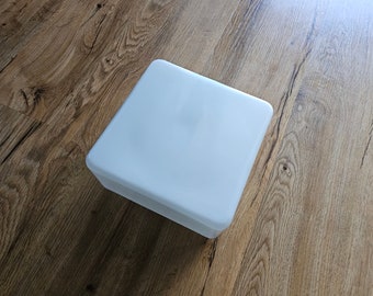 Vintage Milchglas Deckenleuchte, Mid Century Modern Wandleuchte Jugoslawien