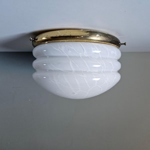 Mid Century Modern Wall or Ceiling Lamp / Flush Mount Ceiling Light / Yugoslavia  80&#39;s Lamps / 3 layers