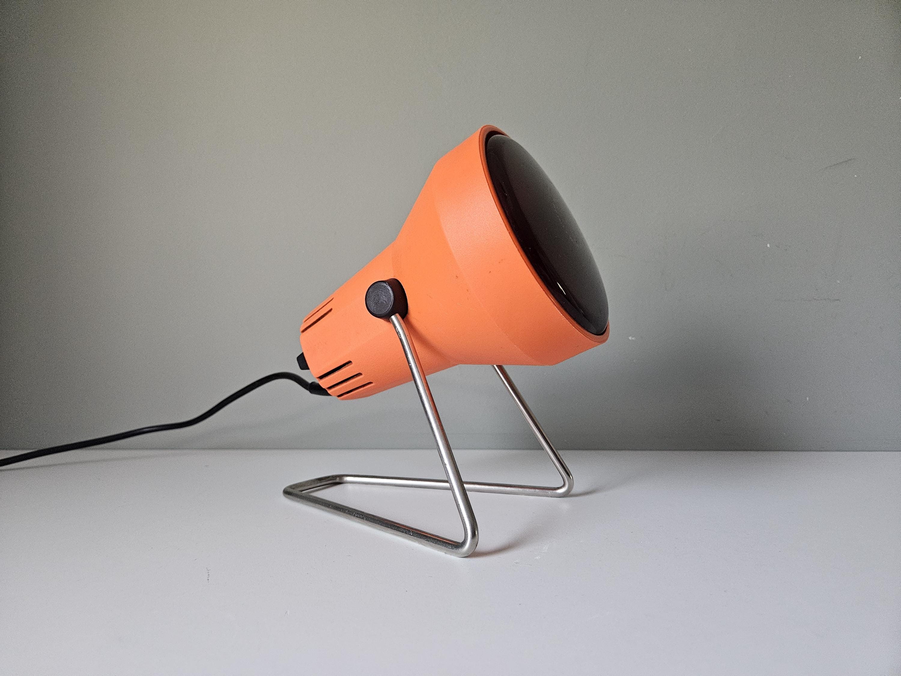 Vintage Osram Bakelite Table Lamp, 60's Space Age Infra Red Light