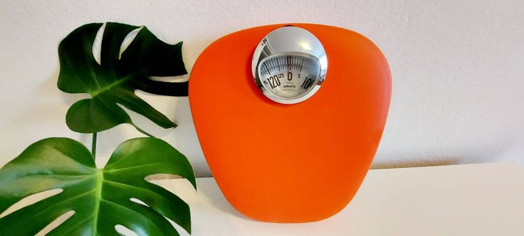 Vintage Krups Bathroom Scale: Atomic Orange, Mid-century Modern - Etsy