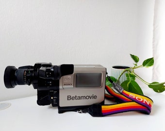 SONY　ソニー　BETAMOVIE　ベータムービー　BMC-100 1983/昭和58/SONY/BMC-100/ベータムービー1号機/世界初の一体型ビデオ