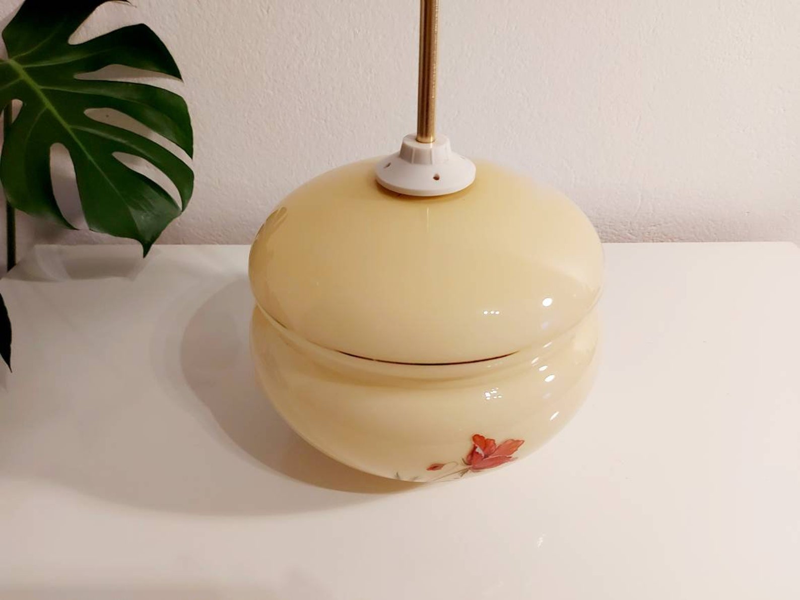 Art Deco Pendant Light / Mid Century Modern Pendant Lamp / - Etsy