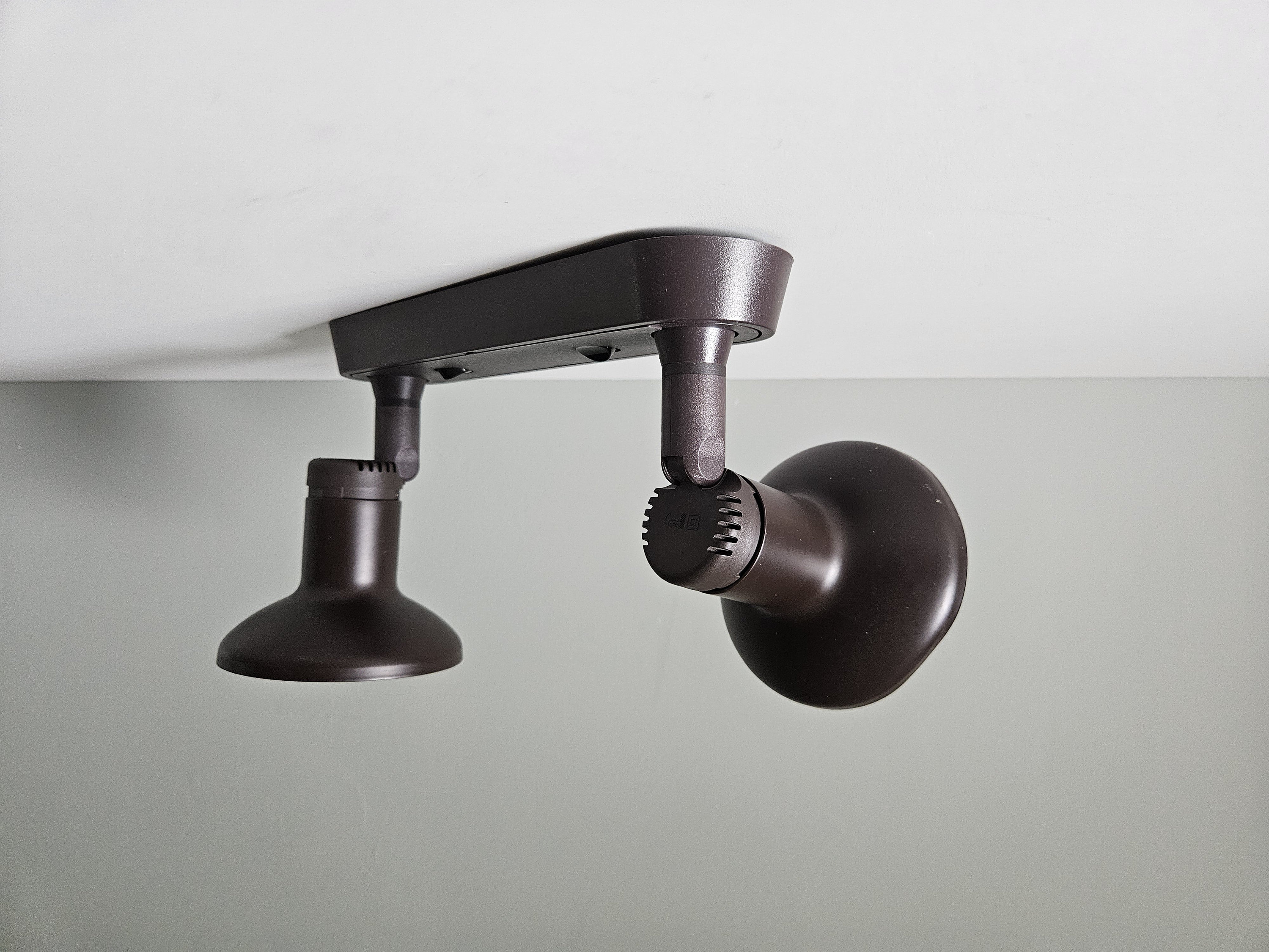Retro Lamp, Brown Track Spot Light, Industrial Lamp, Vintage Flush Mount Wall or Ceiling Lamp, Side Lamp, Bedside Lights, Task Lamp