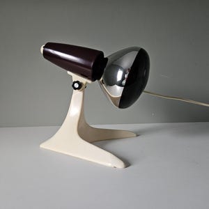 Vintage Infrarot Lampe, 60er Osram Tischlampe, Schreibtischlampe, Infra Rot Heath Lampe, Retro Leuchte, Space Age Lampe, Mid Century Lampe, MCM Lampe