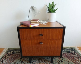 Vintage 60s Mid Century Nightstand / Bedside table / Side Table / Space age furniture / Mid century modern furniture / MCM / Retro furniture