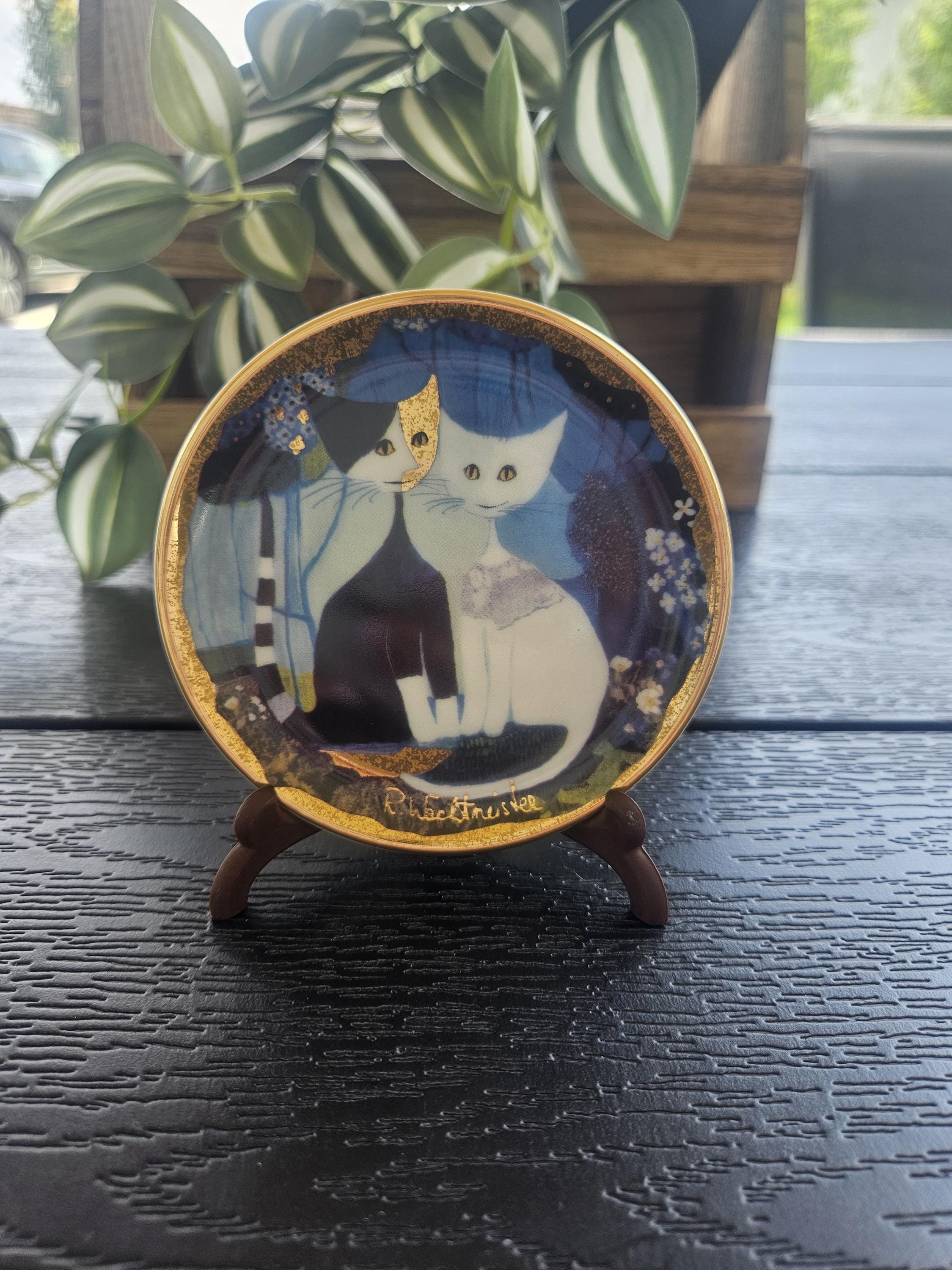Rosina Wachtmeister Cat's Plate - Etsy
