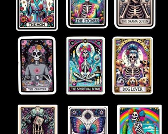 Tarot card stickers 2