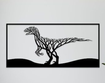 Raptor Wandkunst svg,dxf, EPS,AI und PDF Dateien
