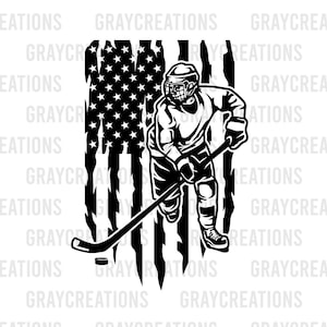Us hockey svg , hockey player , ice hockey png , hockey stick svg ,hockey disc svg ,printable , hockey shirt , us hokey team , american flag