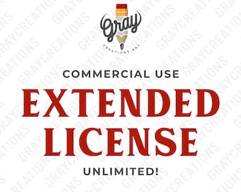 EXTENDED LICENSE - Unlimited Personal and Commercial Use