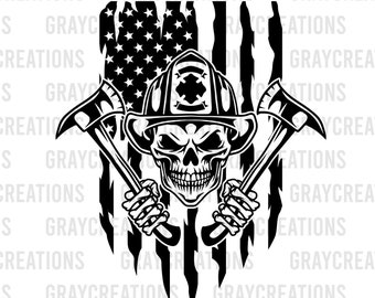 US Fire Fighter svg | Fireman svg | Firefighter svg | Fire Fighter Clipart | Fire Fighter png | Fire Fighter Cut file | Clipart Png