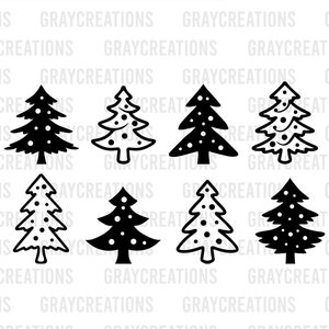 Christmas Tree Svg Bundle, Christmas Svg, Christmas Tree Svg, Christmas Clipart, Christmas Tree Png, Christmas Digital,Cricut,Silhouette