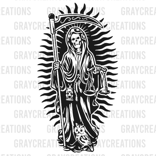 Santa Muerte Svg / Saint of Holy Death Svg / Our Lady of the - Etsy Ireland
