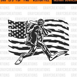 Taucher / Taucher svg / US Höhlentauchen svg / Neoprenanzug und Tauchermaske ClipArt /Tauchflossen und Tank Atemregler