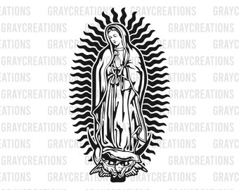 Download Virgin Mary Svg Etsy